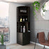Egina Corner Bar Cabinet, Two External Shelves - Ethereal Company