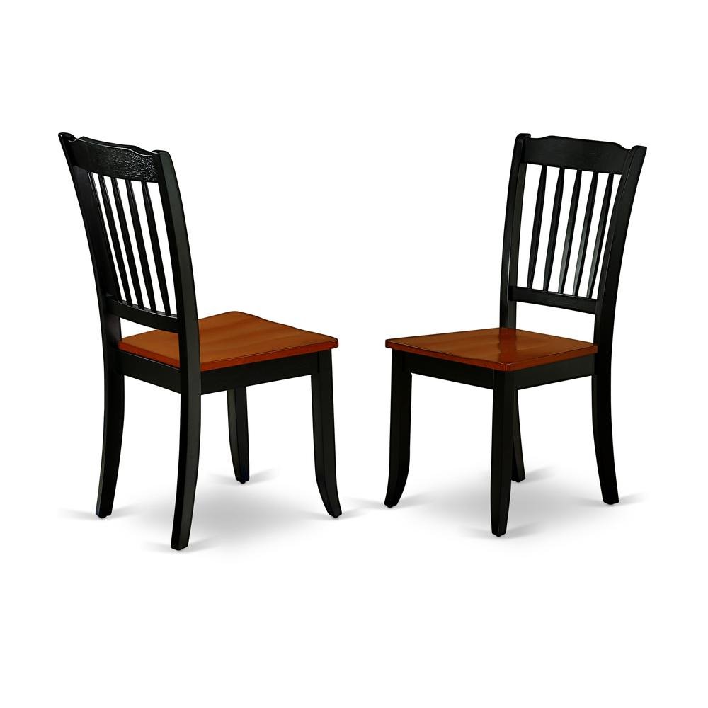 Fresca Dining Chair - Black &amp; Cherry (set Of 2) - Ethereal Company