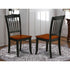 Fresca Dining Chair - Black & Cherry (set Of 2) - Ethereal Company