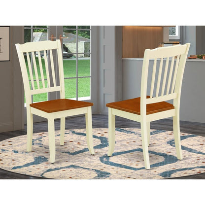 Fresca Dining Chair-Buttermilk &amp; Cherry ( Set Of 2) - Ethereal Company