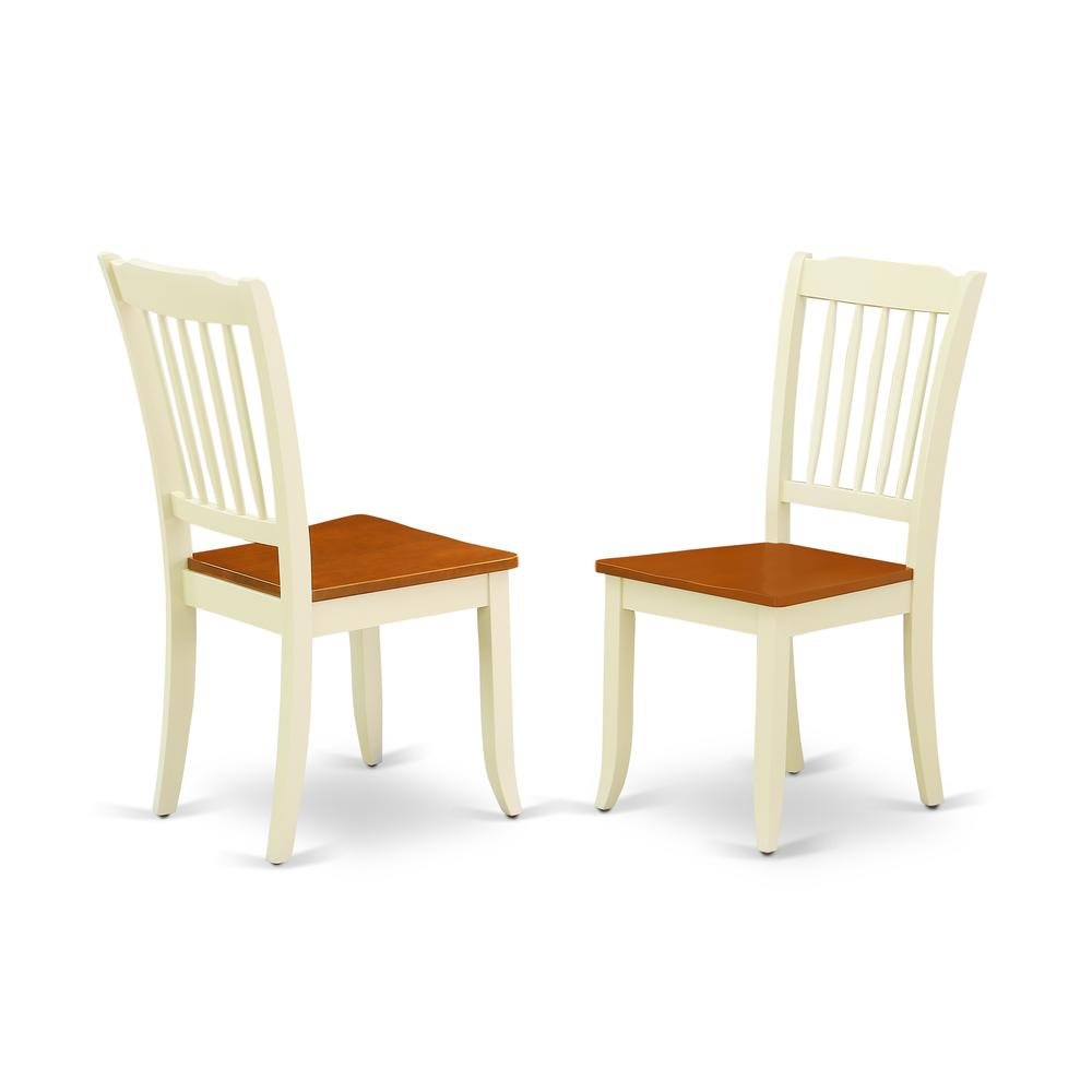 Fresca Dining Chair-Buttermilk &amp; Cherry ( Set Of 2) - Ethereal Company