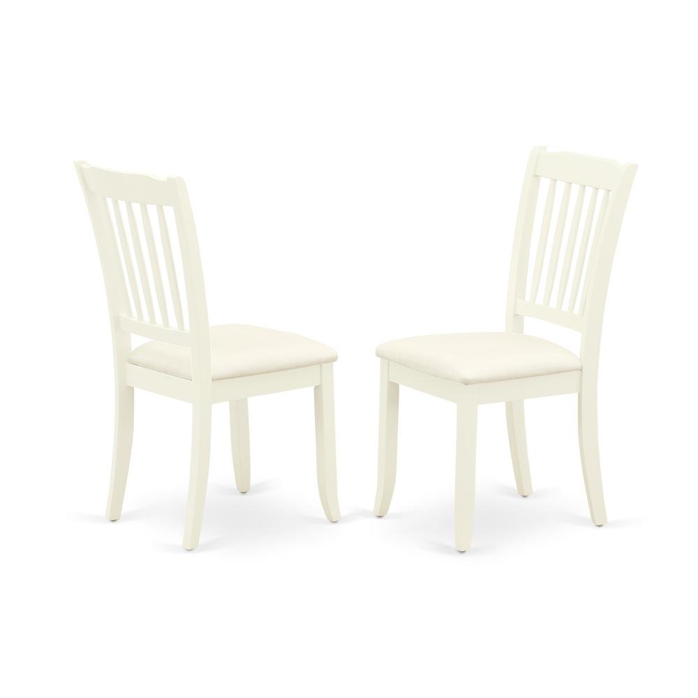 Fresca Dining Chair- Cushioned - Linen White- (Set Of 2) - Ethereal Company