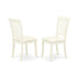 Fresca Dining Chair- Cushioned - Linen White- (Set Of 2) - Ethereal Company