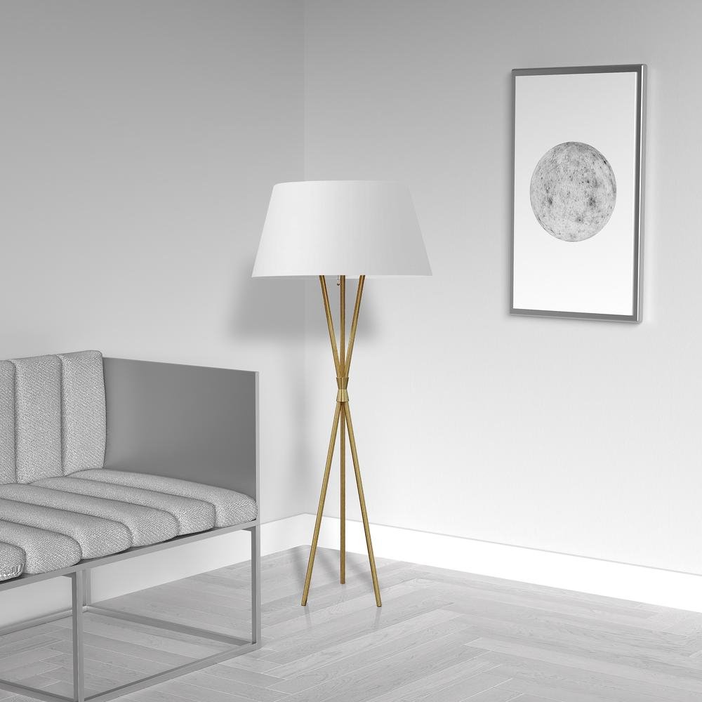 Gabriela Floor Lamp - White Shade - Ethereal Company