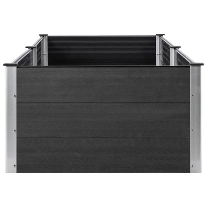 Garden Raised Bed 78.7&quot;x39.4&quot;x21.3&quot; WPC Gray - Ethereal Company