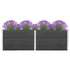 Garden Raised Bed 78.7"x39.4"x35.8" WPC Gray - Ethereal Company