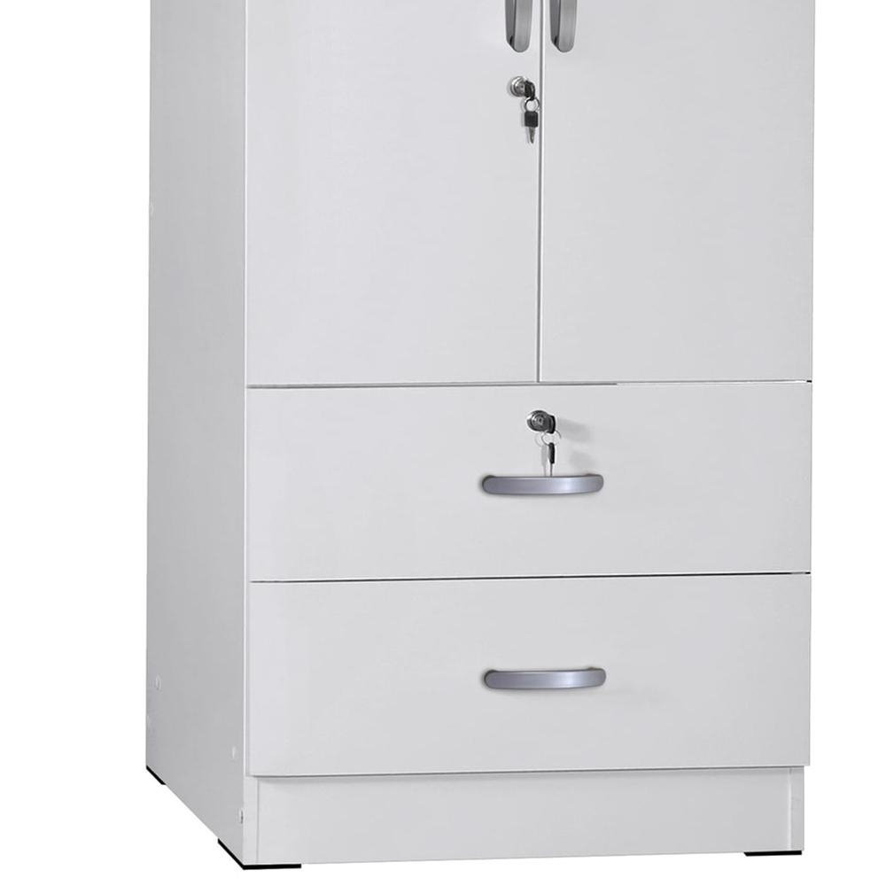 Grace Wardrobe Armoire in White - Ethereal Company