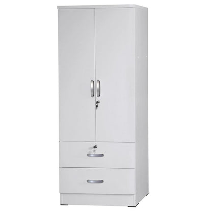 Grace Wardrobe Armoire in White - Ethereal Company