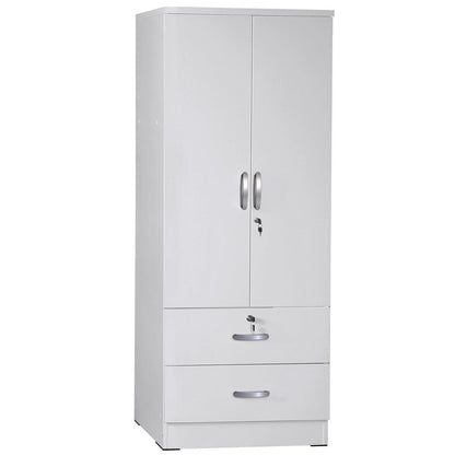 Grace Wardrobe Armoire in White - Ethereal Company