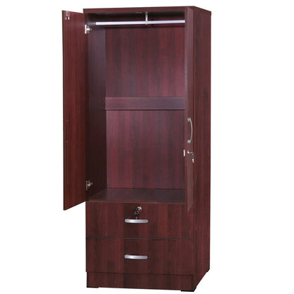 Grace Wardrobe Armoire - Mahogany - Ethereal Company