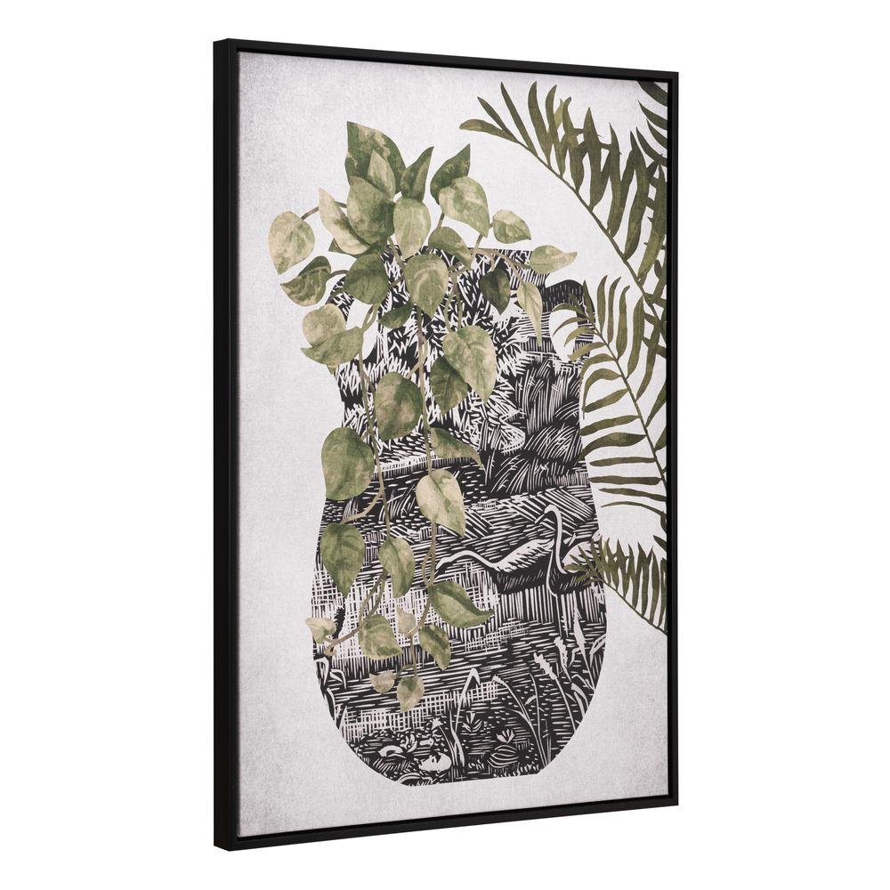 Greenery Canvas Wall Art Multicolor - Ethereal Company