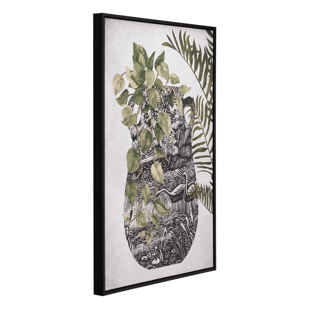 Greenery Canvas Wall Art Multicolor - Ethereal Company
