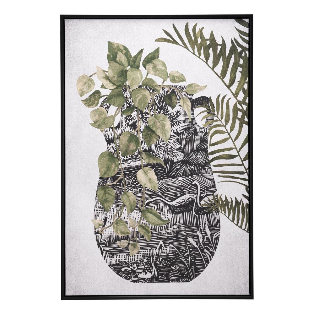Greenery Canvas Wall Art Multicolor - Ethereal Company