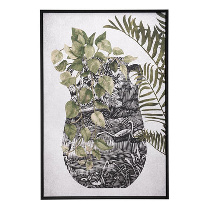Greenery Canvas Wall Art Multicolor - Ethereal Company