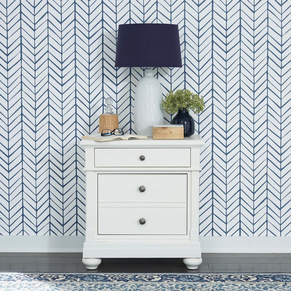 Harbor View II Night Stand - Linen Finish - Ethereal Company