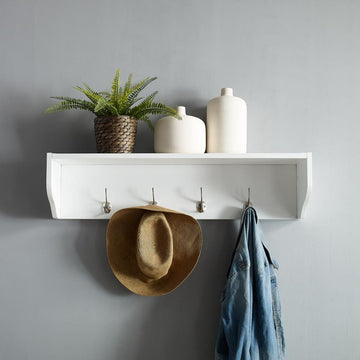 Harper Entryway Shelf White - Ethereal Company