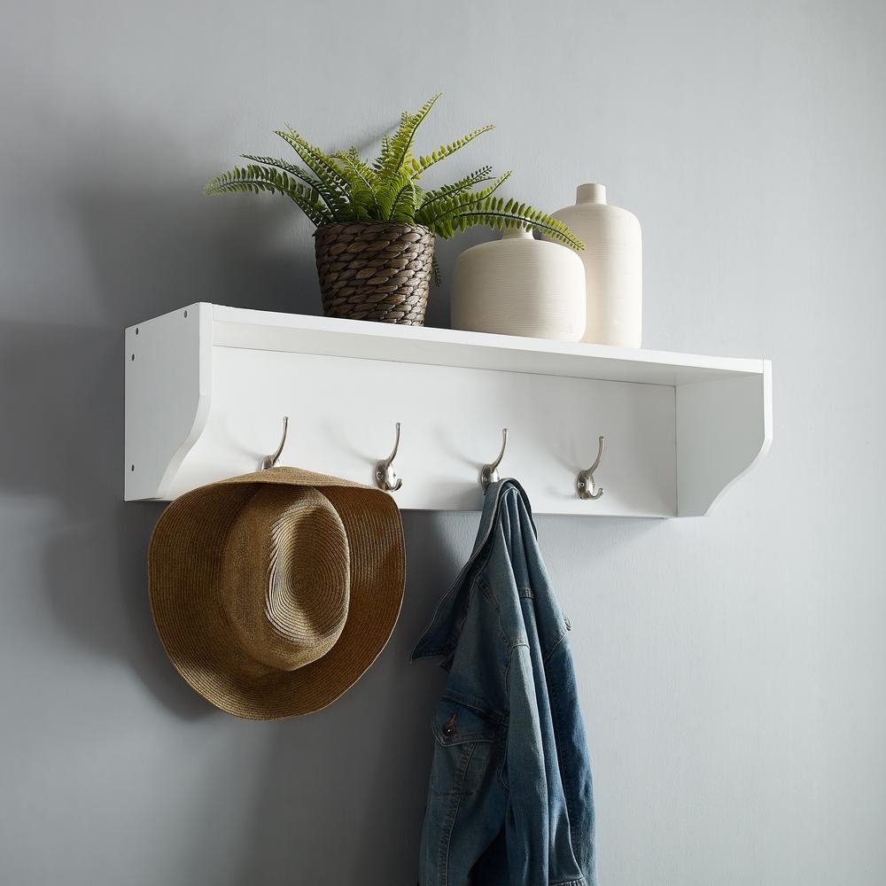 Harper Entryway Shelf White - Ethereal Company
