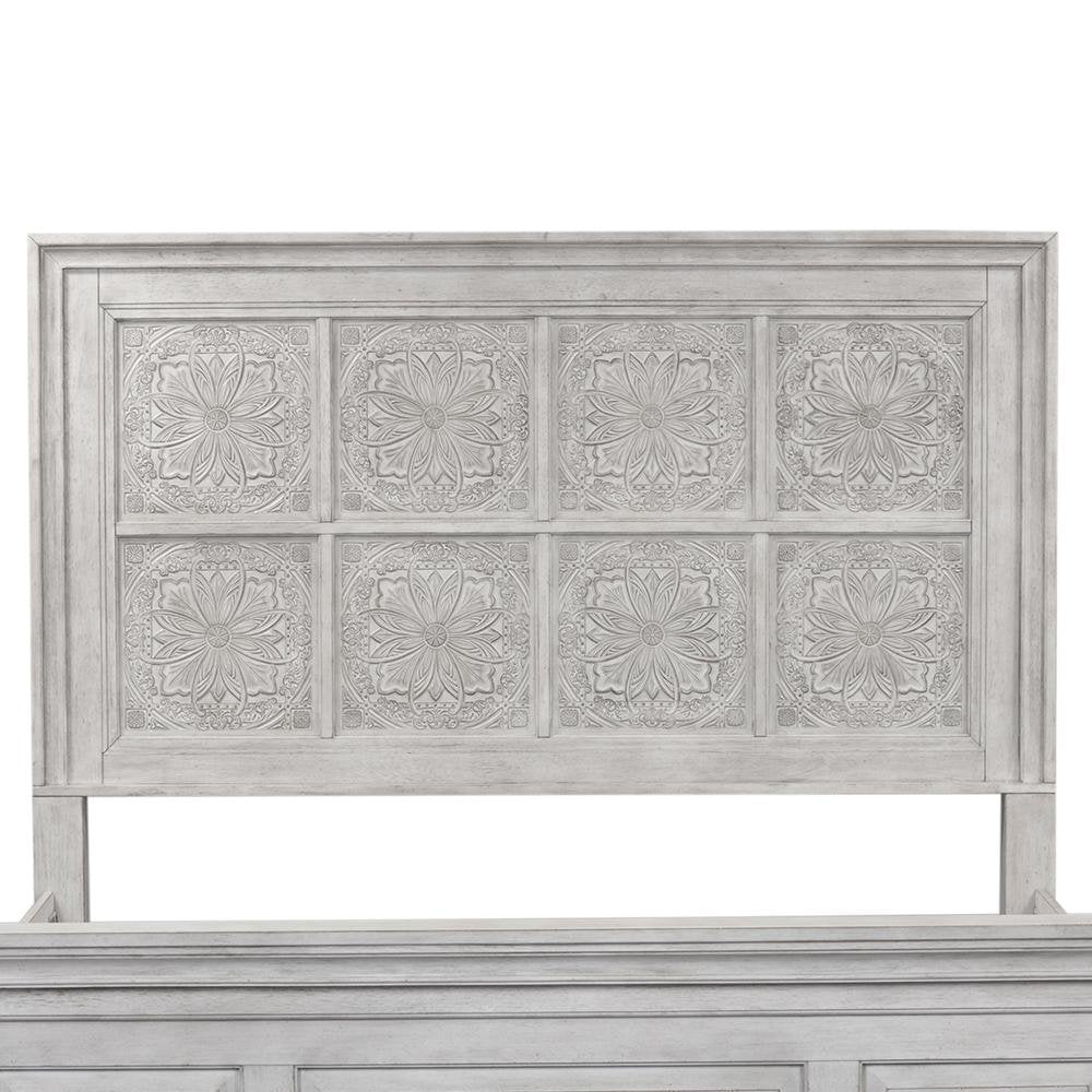 Heartland Decorative Panel Headboard, Queen, Antique White - Ethereal Company