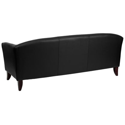 HERCULES Imperial Series Black LeatherSoft Sofa - Ethereal Company