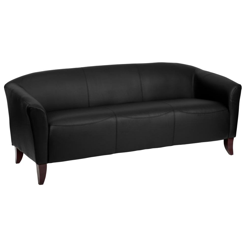 HERCULES Imperial Series Black LeatherSoft Sofa - Ethereal Company