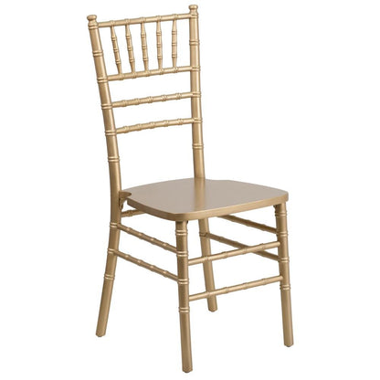 HERCULES Series Gold Wood Chiavari Chair - Ethereal Company