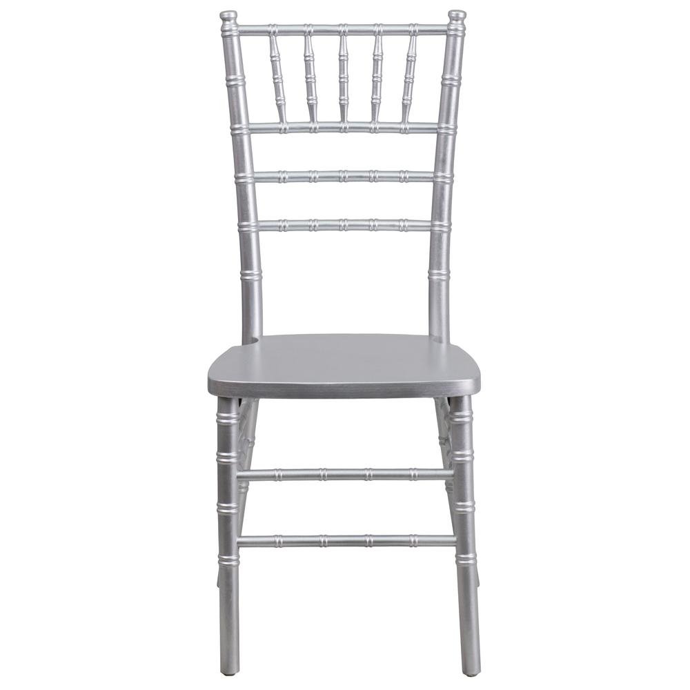 HERCULES Series Silver Wood Chiavari Chair - Ethereal Company