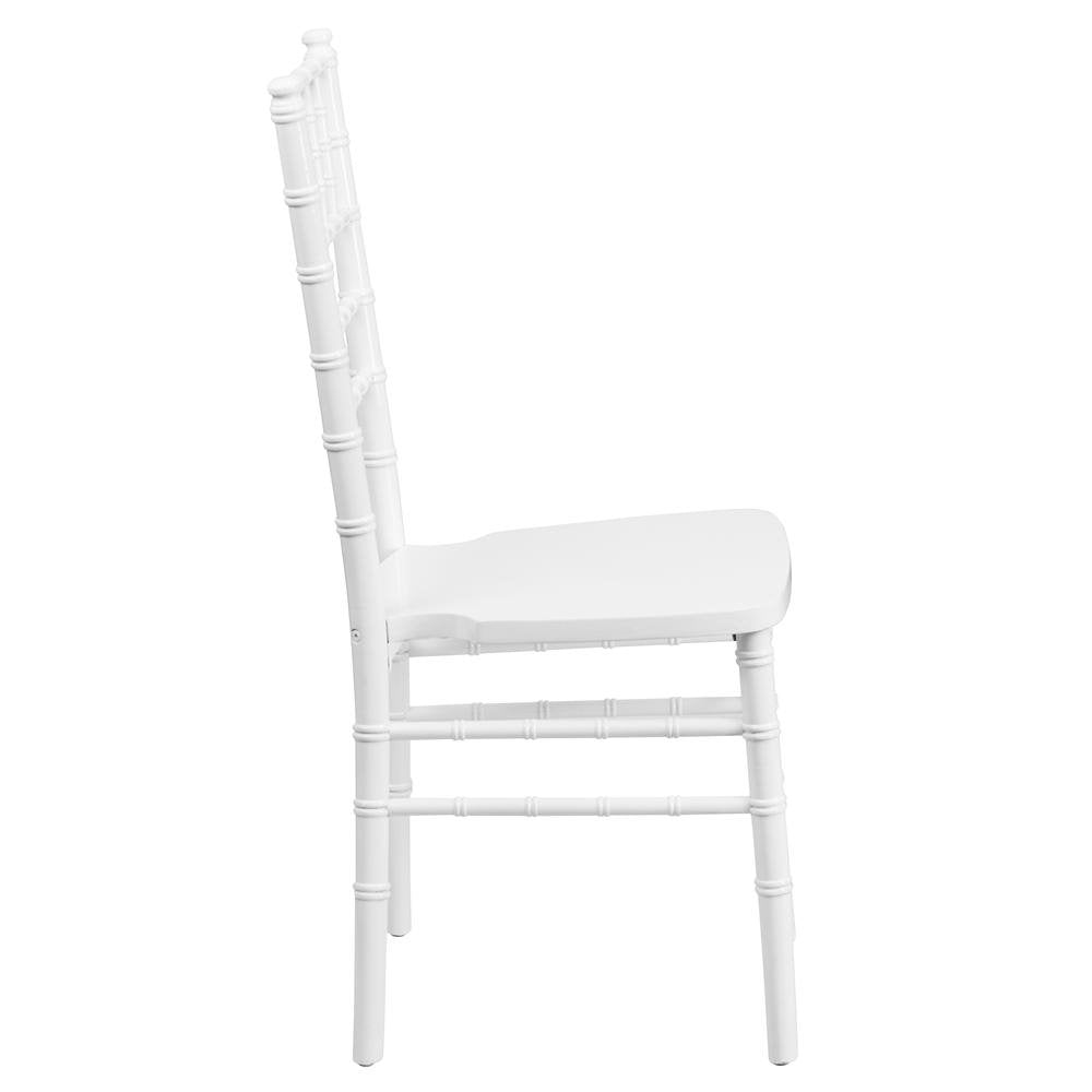 HERCULES Series White Wood Chiavari Chair - Ethereal Company