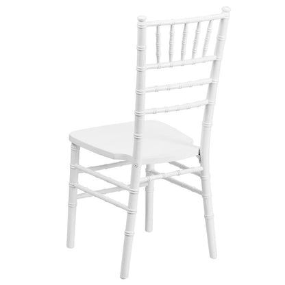 HERCULES Series White Wood Chiavari Chair - Ethereal Company