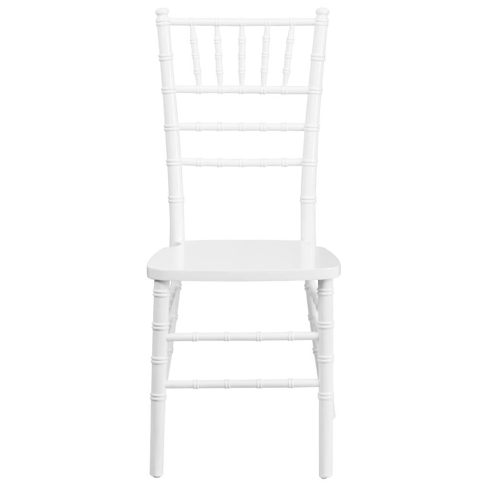 HERCULES Series White Wood Chiavari Chair - Ethereal Company