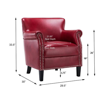 Holly Red Club Chair - Ethereal Company