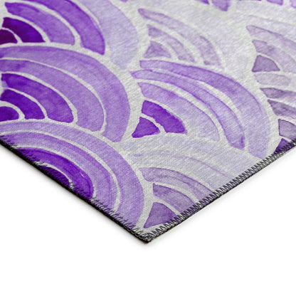 Indoor/Outdoor Surfside ASR35 Purple Washable 10&