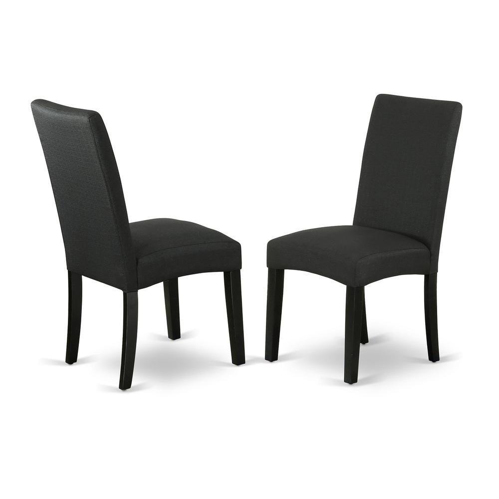 Julius Dining Table/ 2 Dining Chairs- Black - Ethereal Company