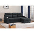 Kaden Gray Fabric Sleeper Sectional Sofa Chaise with Storage Arms and Cupholder - Ethereal Company