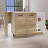 Kitchen Island Double Door Cabinets, Two External Shelves, Three Shelves - Ethereal Company