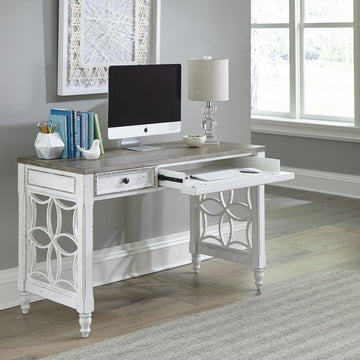 L Writing Desk European - Traditional White - Ethereal Company