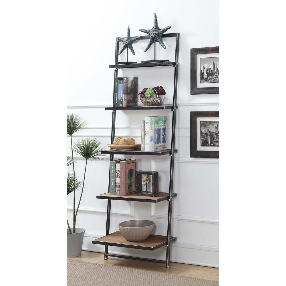 Laredo 5 Tier Ladder Bookcase/Shelf - Ethereal Company