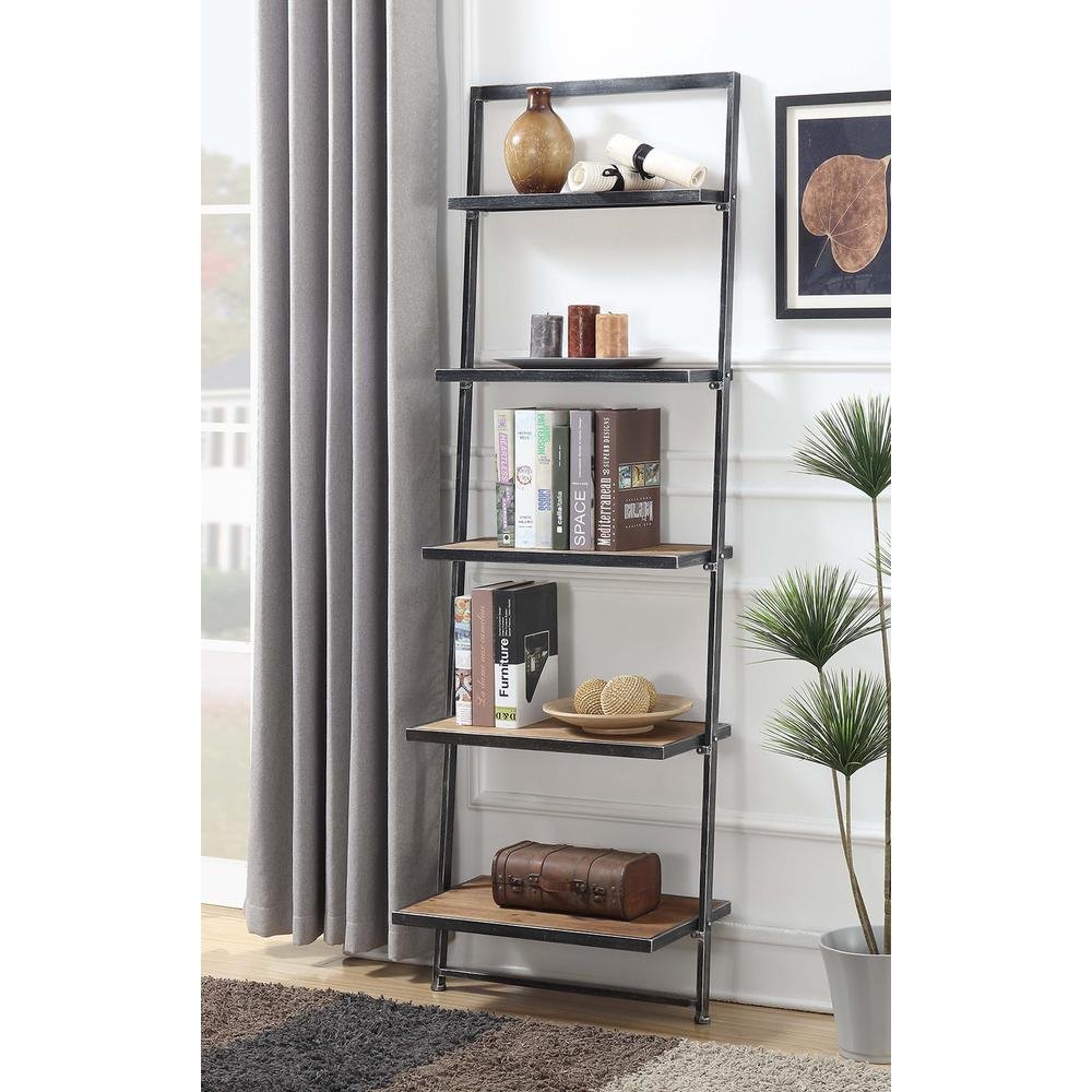 Laredo 5 Tier Ladder Bookcase/Shelf - Ethereal Company