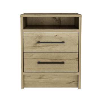 Leyva Nightstand - Light Oak - Ethereal Company