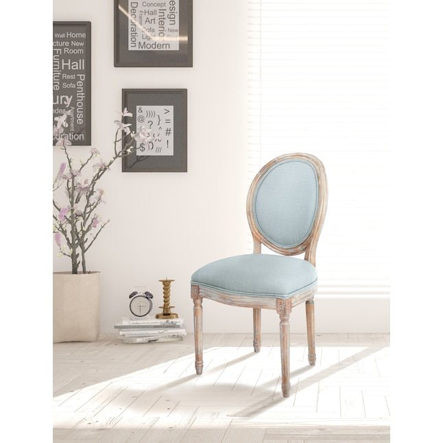 Lillian Oval Back Chair- Klein Sea - Ethereal Company