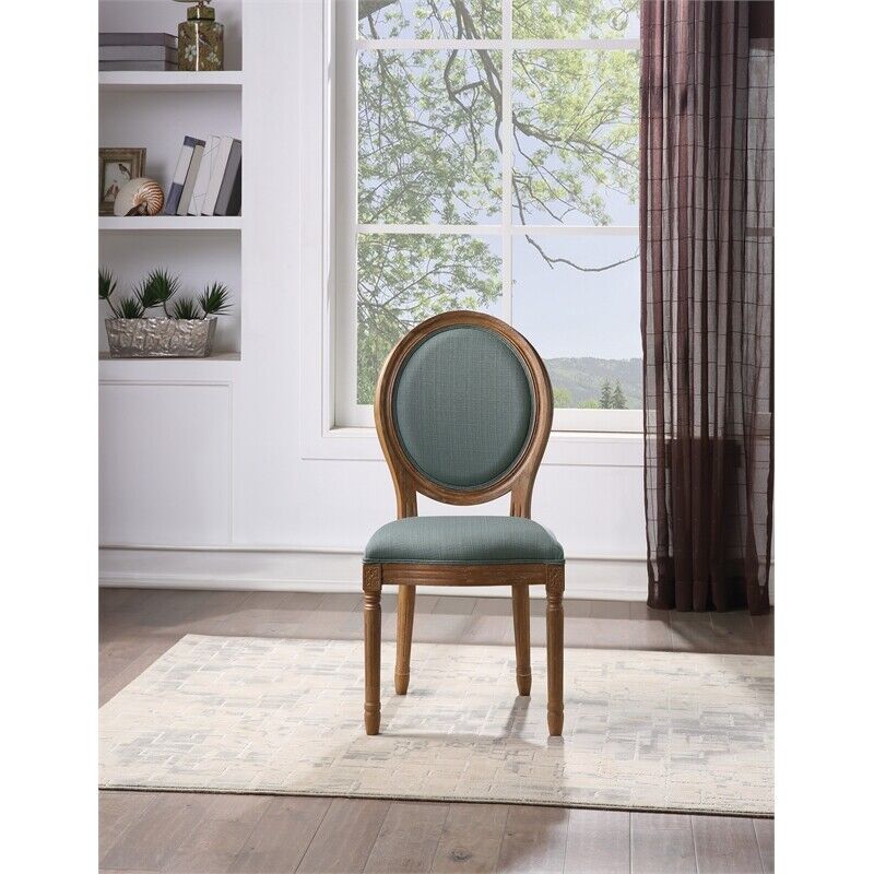 Lillian Oval Back Chair - Klein Sea - Ethereal Company