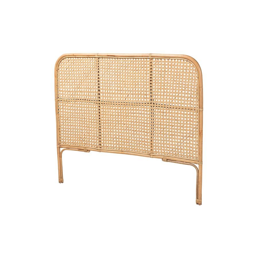 Linette Bohemian Rattan Queen Size Standalone Headboard - Ethereal Company