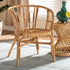 Luxio Modern and Contemporary Natural Finished Rattan Dining Chair - Handmade in Indonesia - Ethereal Company