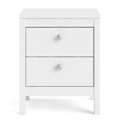 Madrid Nightstand, White - Ethereal Company