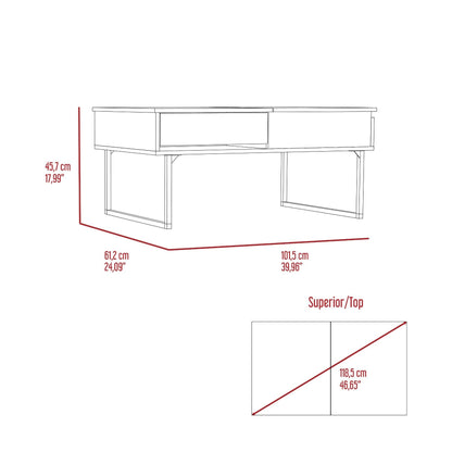 Manila Lift Top Coffee Table - Ethereal Company