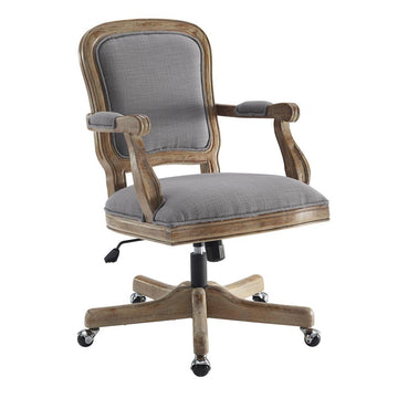 Maybell Office Chair, Light Gray - Ethereal Company