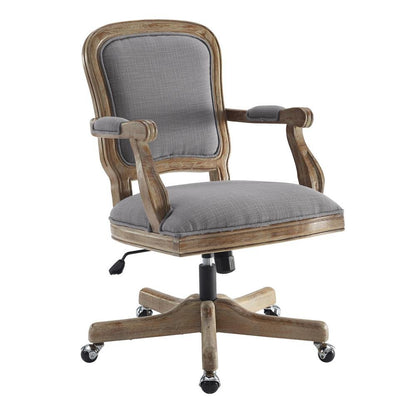 Maybell Office Chair, Light Gray - Ethereal Company