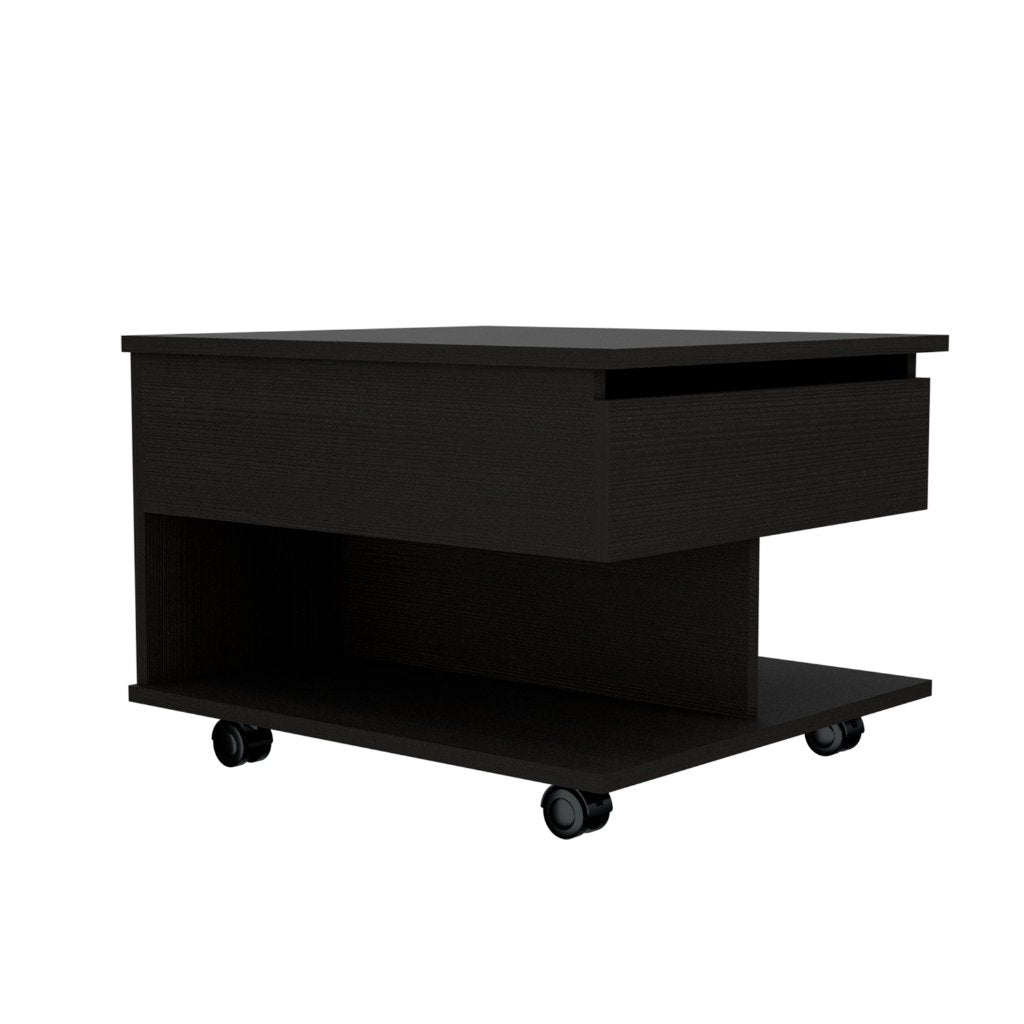 Mercuri Lift Top Coffee Table - Black Wengue Finish - Ethereal Company