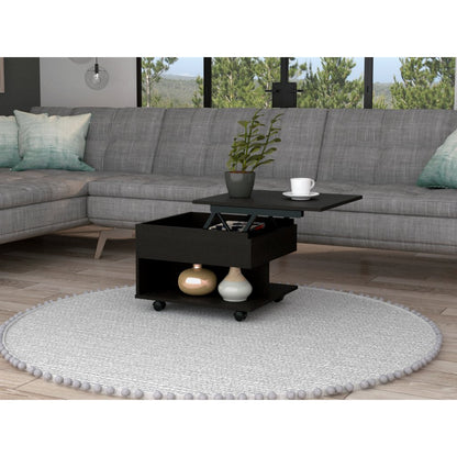 Mercuri Lift Top Coffee Table - Black Wengue Finish - Ethereal Company