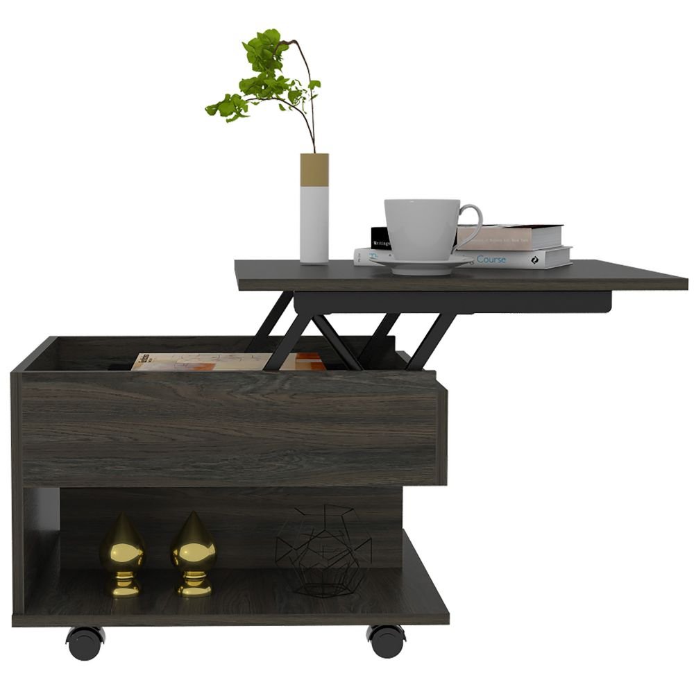 Mercuri Lift Top Coffee Table - Carbon Espresso Finish - Ethereal Company