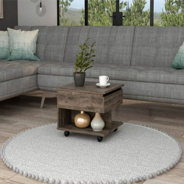 Mercuri Lift Top Coffee Table - Dark Brown Finish - Ethereal Company